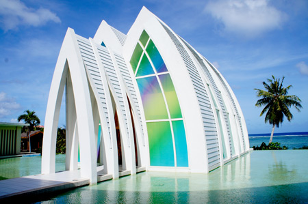 グアム海の見える教会